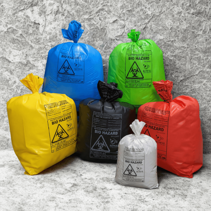 50pc Biohazard Color Coded Bin Liners Kenya