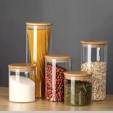 Bamboo Lid Jars